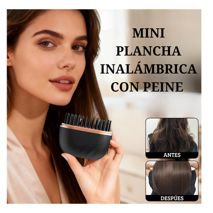 Mini plancha cepillo 2 en 1